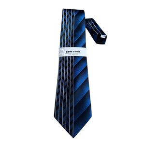 Pierre Cardin 100% Silk Tie Blue New Career